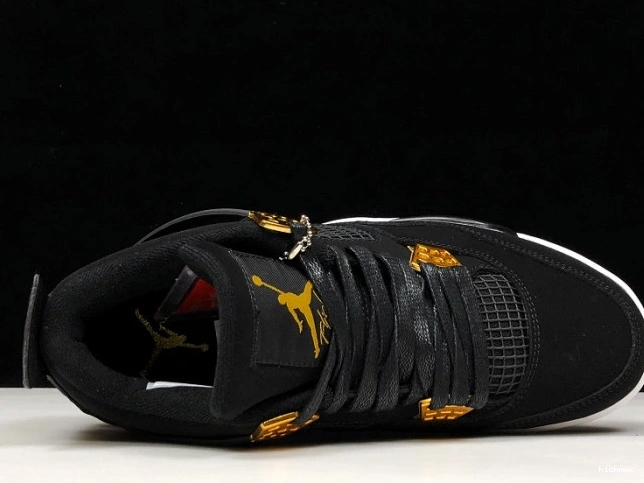 Cheap Jordan 308497-032 Black Metallic Royalty Air Gold-White 4 0727
